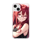 未来アニメスタジオのAIキャラクター10 Soft Clear Smartphone Case