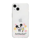 ArtMarket*のあーたん＆イモさん Soft Clear Smartphone Case