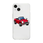 kimchinのコミカルで昭和レトロなスポーツカー　ホンダS600 エスロク Soft Clear Smartphone Case