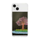 ちくわ村の桜 Soft Clear Smartphone Case