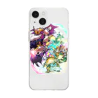 はちゅまみれSHOPのはちゅファンタジーRPG 集合ver. Soft Clear Smartphone Case