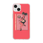 中華呪術堂（チャイナマジックホール）のCHINESE RESTAURANT WAITRESS GIRL Soft Clear Smartphone Case