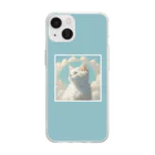 Animallandの子猫雲 by animalland  Soft Clear Smartphone Case