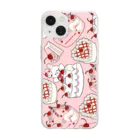 half-eaten ♡ cakeのCAKES Soft Clear Smartphone Case