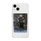 KPseiのsei03.h・ねこといぬ Soft Clear Smartphone Case