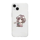 Aangel444MのCoffee break  Soft Clear Smartphone Case