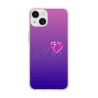 blmのハート(1) Soft Clear Smartphone Case