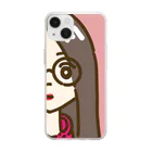 SIN0923のメガネな女の子 Soft Clear Smartphone Case