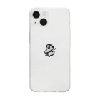 Gingawwwのいとしいとり Soft Clear Smartphone Case