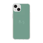 「Birth Day Colors」バースデーカラーの専門店の8月5日の誕生色「フェルドスパー」 Soft Clear Smartphone Case