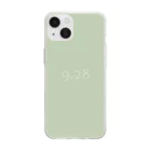 「Birth Day Colors」バースデーカラーの専門店の9月28日の誕生色「パクチョイ」 Soft Clear Smartphone Case