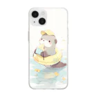 Cute ケース屋の可愛いカワウソ Soft Clear Smartphone Case