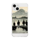 Spl_MuteのFishing For Fuji Soft Clear Smartphone Case