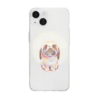 zomiのありがたきいのち Soft Clear Smartphone Case