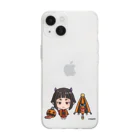 mocchi’s workshopの和ロウィン Soft Clear Smartphone Case