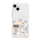 mocchi’s workshopのおうち大好き Soft Clear Smartphone Case