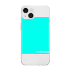 Clum bunchの空の青さ Soft Clear Smartphone Case