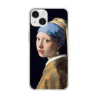 世界美術商店の真珠の耳飾りの少女 / Girl with a Pearl Earring ソフトクリアスマホケース