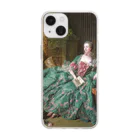 世界美術商店のポンパドゥール夫人 / Portrait of Madame Pompadour Soft Clear Smartphone Case