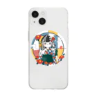 hirororo2x6の大正浪漫椿姫 Soft Clear Smartphone Case