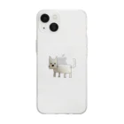 Griotの犬くん Soft Clear Smartphone Case