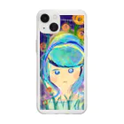 masamin minの宇宙から来たのは、女の子 Soft Clear Smartphone Case