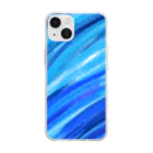 1080shopのARTモドキ、よん Soft Clear Smartphone Case