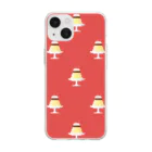 piko_pixelsのドット絵プリン達 Soft Clear Smartphone Case