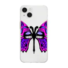 AOiLABOのstrange butterflies Soft Clear Smartphone Case