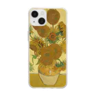 世界美術商店のひまわり / Sunflowers Soft Clear Smartphone Case