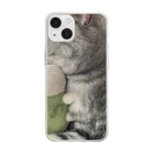 飼い主ののちゃんとマブ Soft Clear Smartphone Case