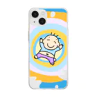 央京商店のクインシー坊や 2306A Soft Clear Smartphone Case