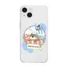 Rêverのマリンラッコ Soft Clear Smartphone Case