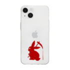 6 RONNA g 公式SHOPのChiusagi Soft Clear Smartphone Case