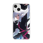 朔工房の宇宙空間の少女 Soft Clear Smartphone Case