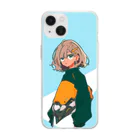 KOHISHITO_CREATIVEのROBOT GIRL 001 Soft Clear Smartphone Case