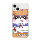 🌈🐶宇宙(sora)の部屋❤️の宇宙(sora)グッズ Soft Clear Smartphone Case