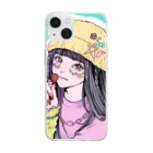 MIORI STOREの猫耳ちゃん Soft Clear Smartphone Case