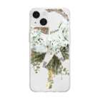 いちたすいちはのflower collage Soft Clear Smartphone Case