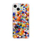 米農家の絵描きのガラス玉たち Soft Clear Smartphone Case