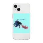 ♡BE HAPPY♡の恋する魚たち Soft Clear Smartphone Case