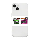 waraaaa!のwaraaaa！ Soft Clear Smartphone Case