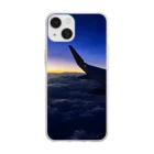 ryuonji87の飛行機からのsunset Soft Clear Smartphone Case