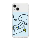 handmade asyouareの天の川のクラゲ Soft Clear Smartphone Case