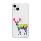 yucca-ticcaの鹿 ピノコ Soft Clear Smartphone Case