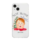 jeje-roomのnot alone... Soft Clear Smartphone Case