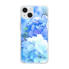 nankaの紫陽花 Soft Clear Smartphone Case