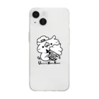 frankenji.storeのUNK(うまくてなんか可愛い) Soft Clear Smartphone Case