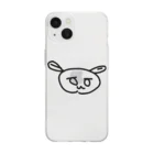 CYBER-BOYSのうさぎネコ Soft Clear Smartphone Case