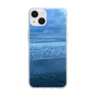 豊風本舗の夏の九十九里浜の浜辺　３ Soft Clear Smartphone Case